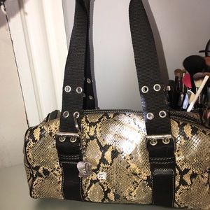 Nine West Snake Skin Bag w/makeup bag cell case